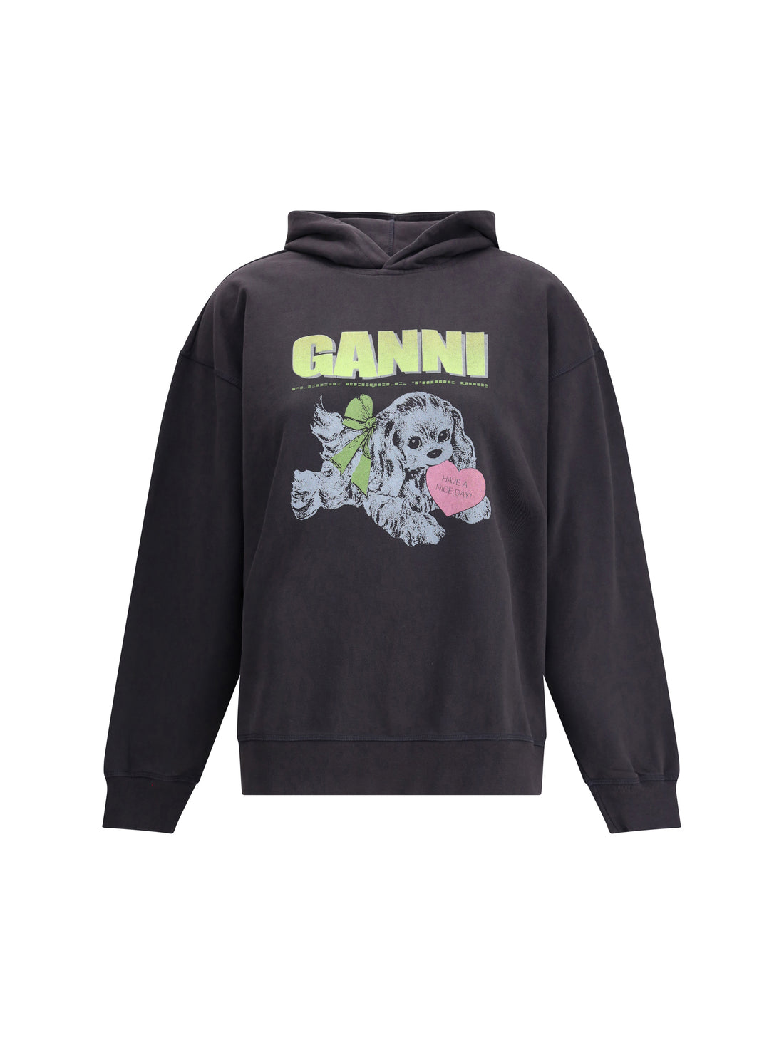 GANNI L-XL puppy hoodie