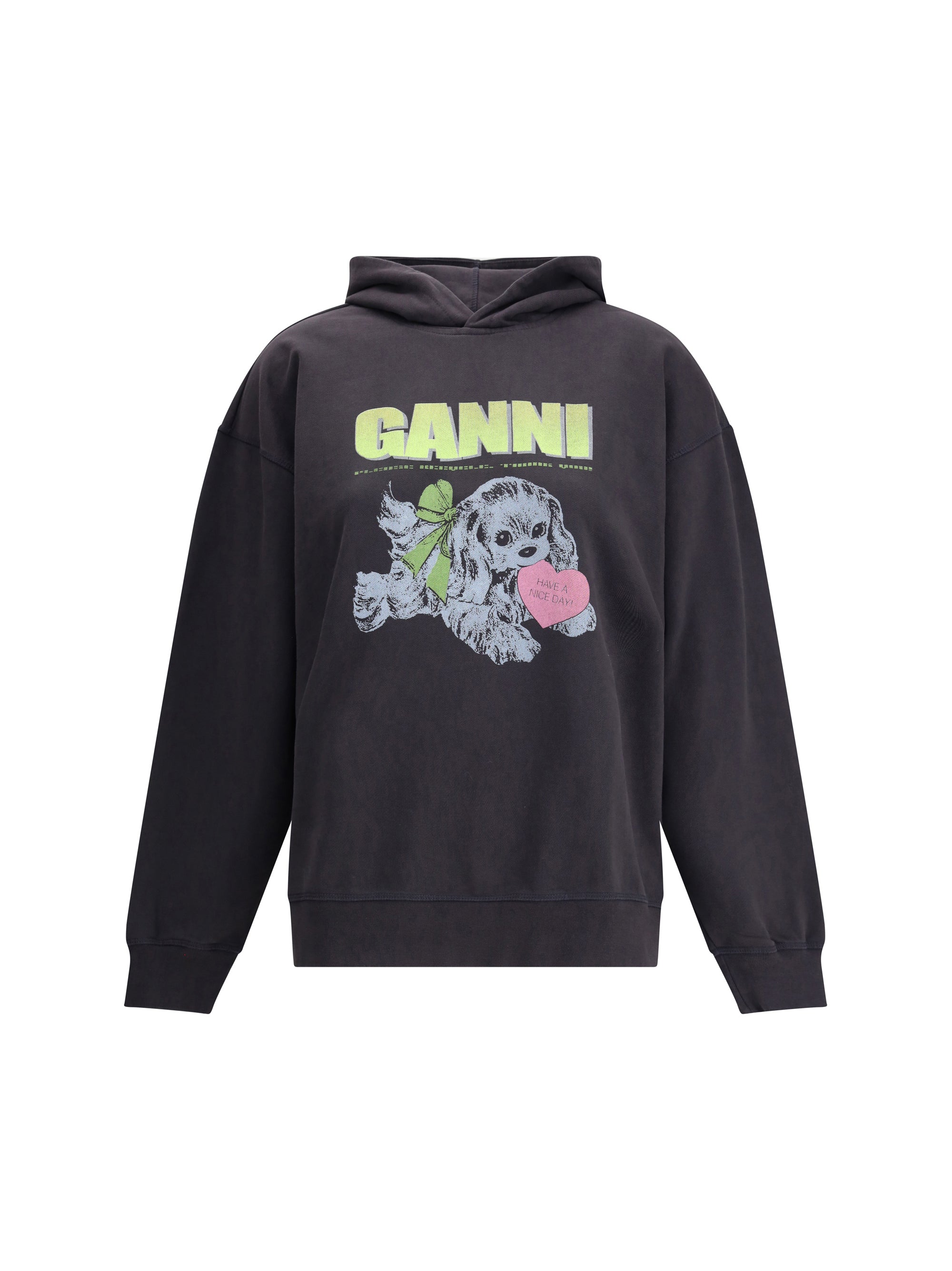 GANNI L-XL puppy hoodie