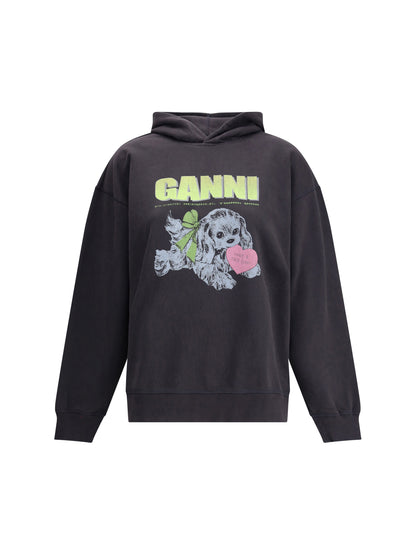 GANNI L-XL puppy hoodie