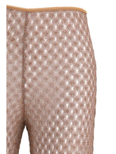 MISSONI 42 flared knit trousers with lamé