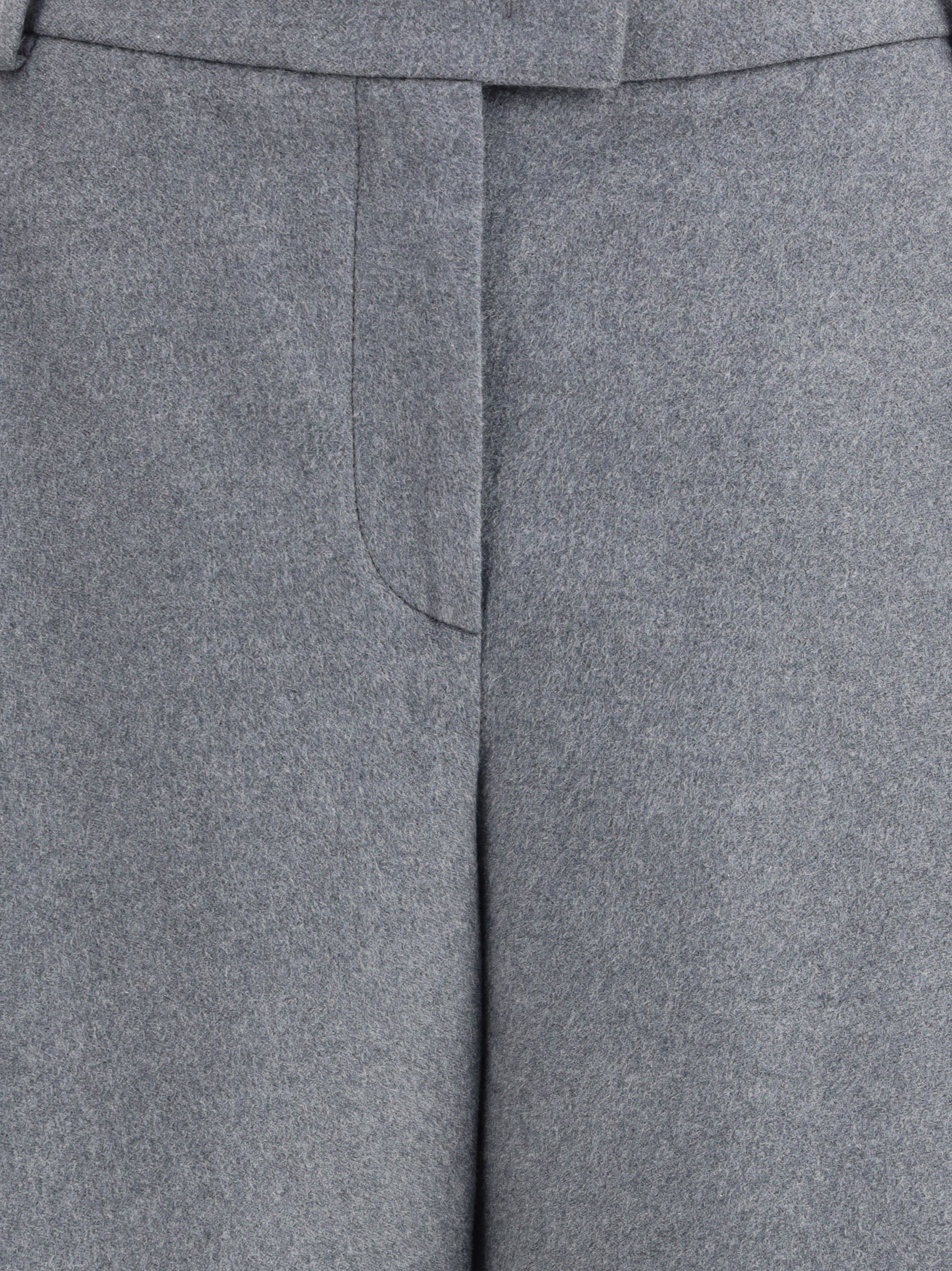 GIORGIO ARMANI 42 silk flannel pants 