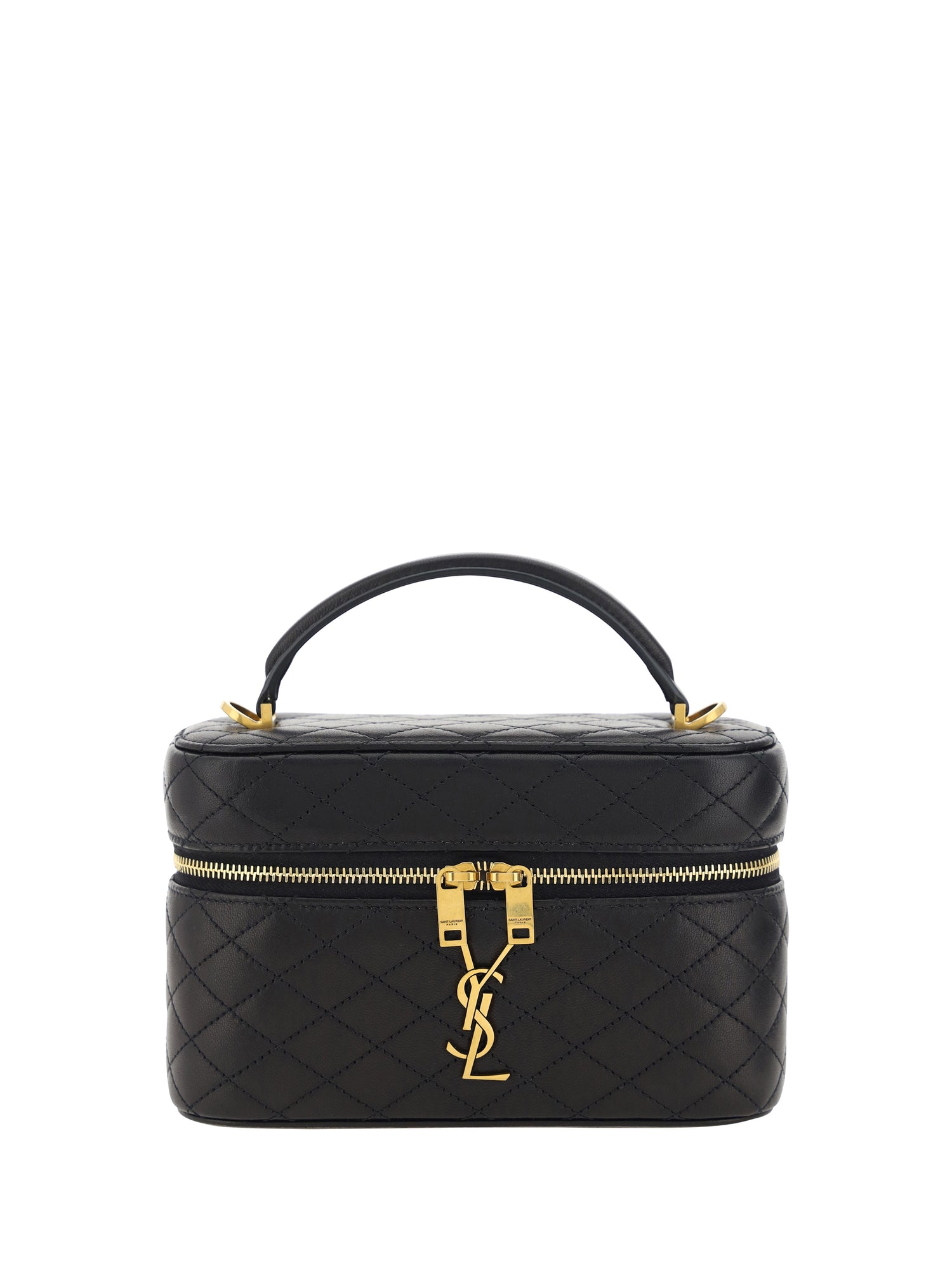 SAINT LAURENT OS vanity gaby leather handbag