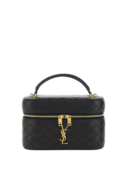 SAINT LAURENT OS vanity gaby leather handbag
