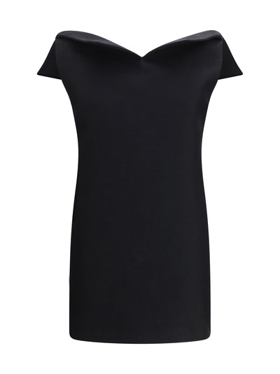 silk-blend strapless dress