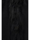 wool and fox fur gilet