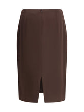 TOM FORD 40 satin midi skirt