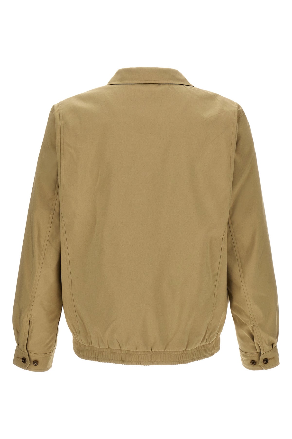 beige polyester logo embroidery