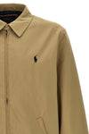 beige polyester logo embroidery