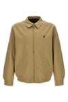 beige polyester logo embroidery