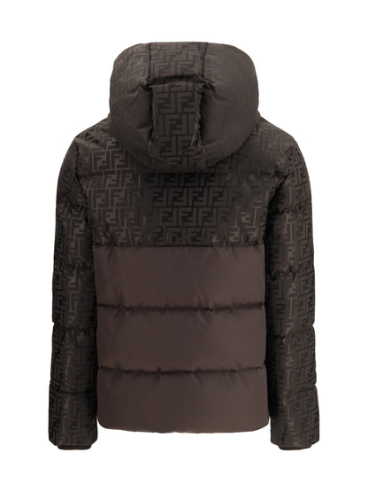 FENDI L cotton-blend down jacket