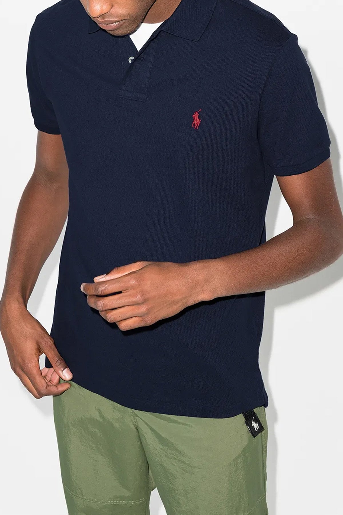 polo shirt in piqué cotton