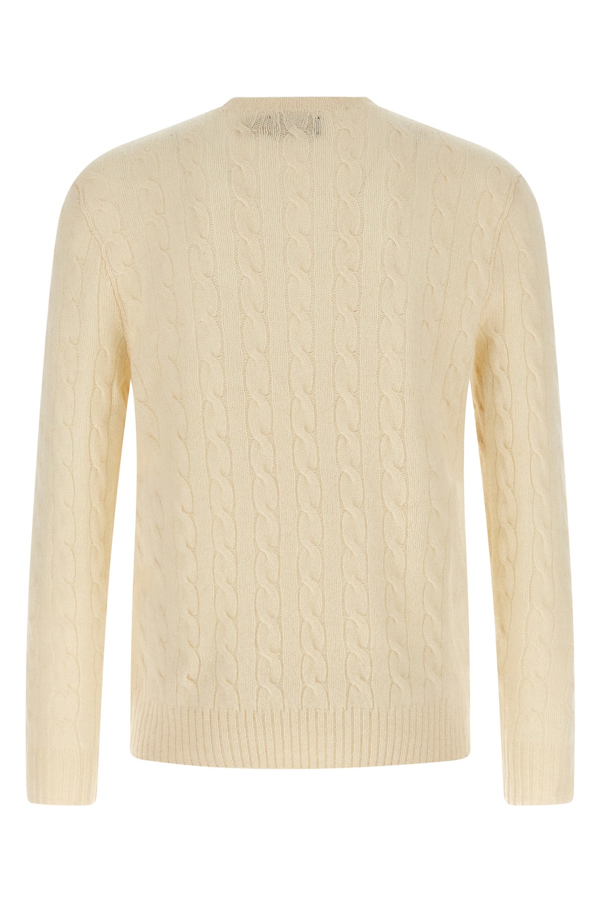 braided wool and cashmere blend sweater