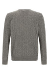 braided wool and cashmere blend sweater