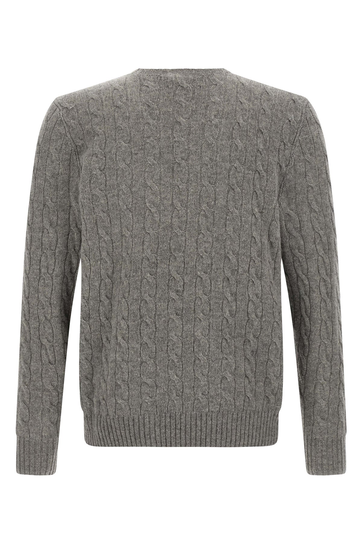 braided wool and cashmere blend sweater