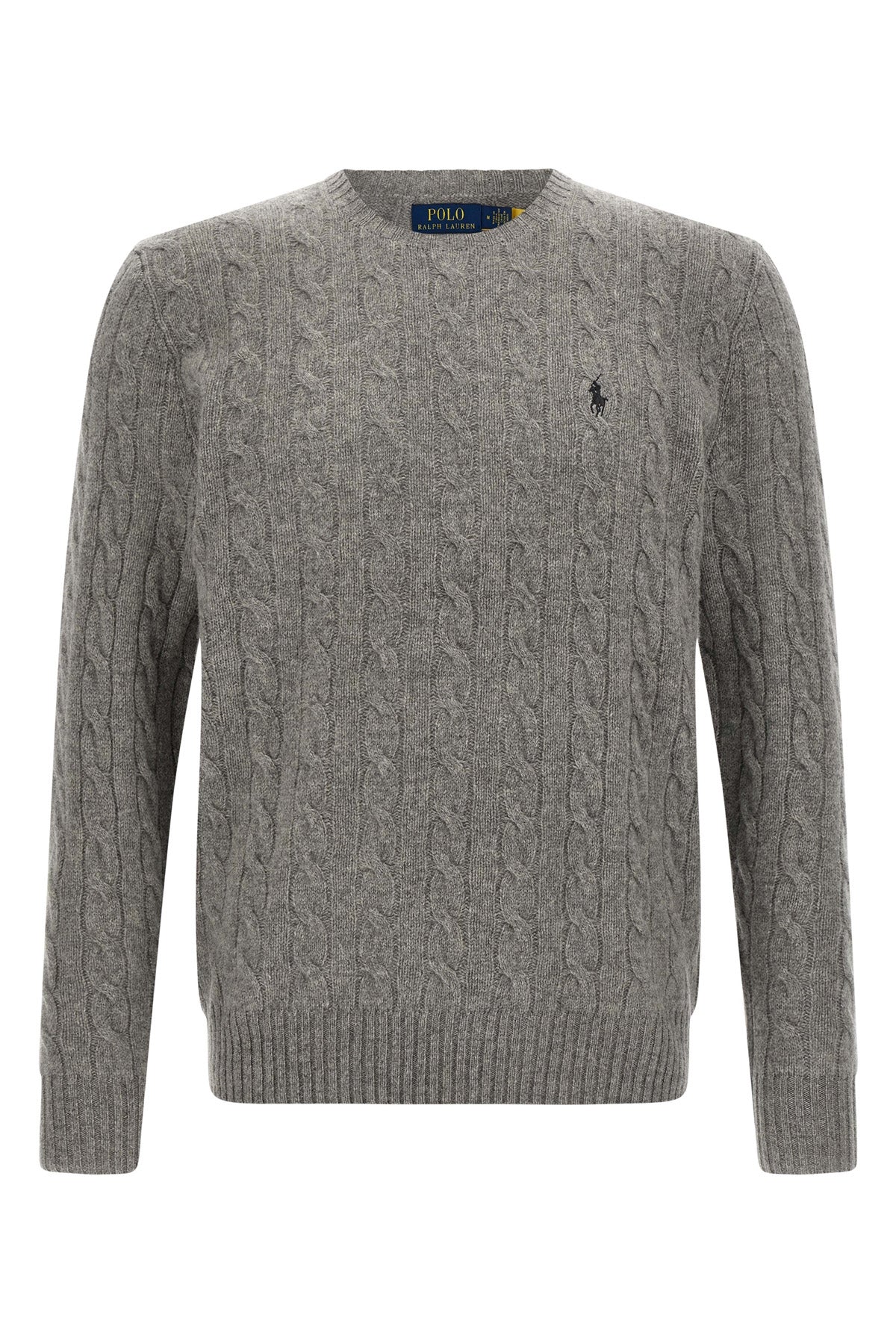 braided wool and cashmere blend sweater