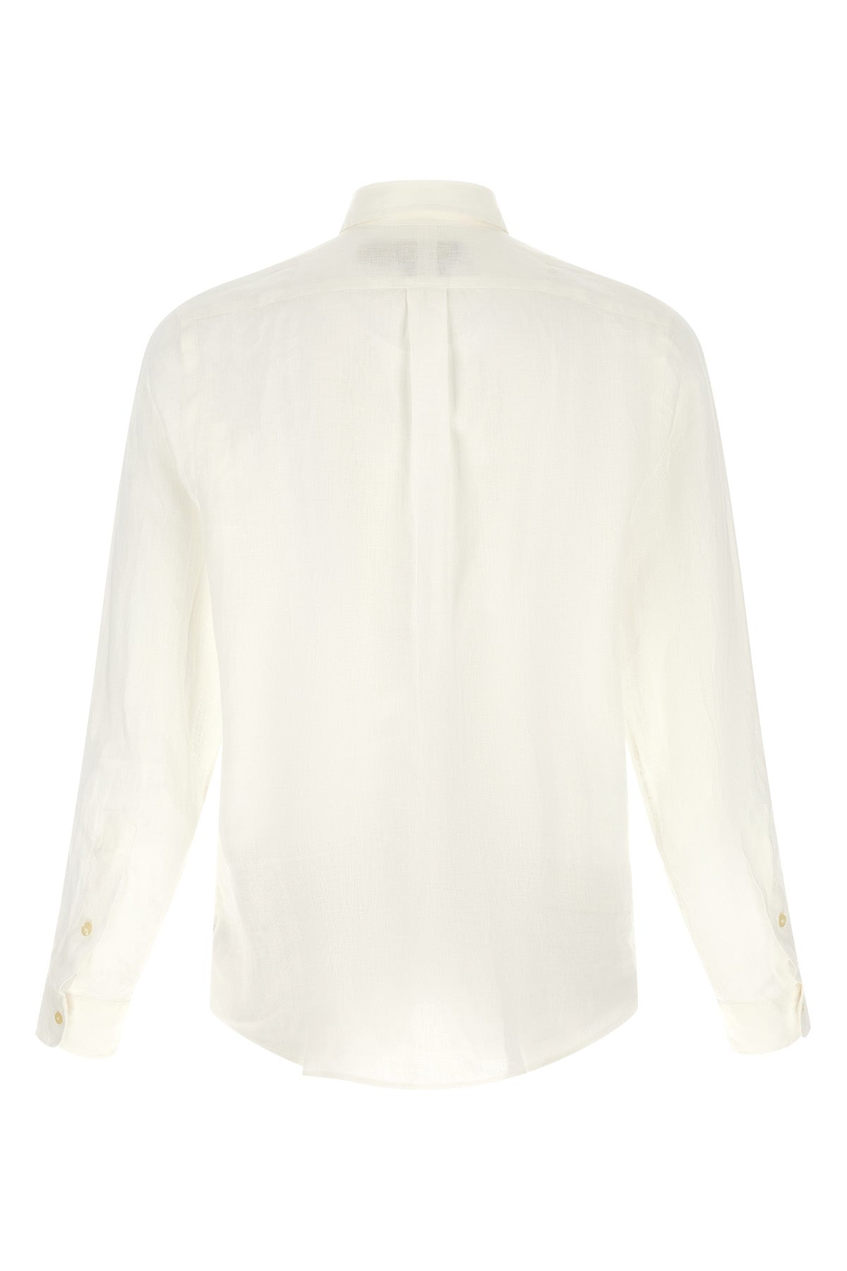 button-down style linen shirt