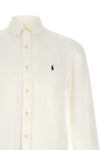 button-down style linen shirt