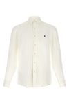 button-down style linen shirt
