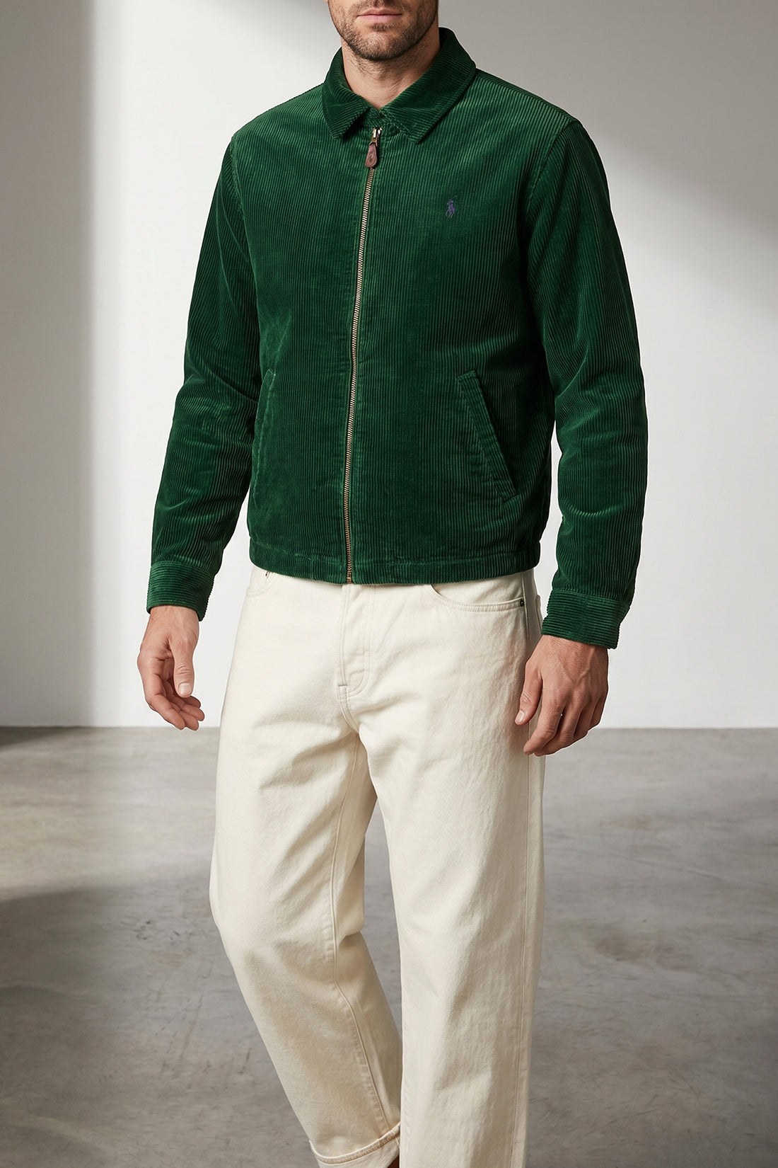 POLO RALPH LAUREN L garment-dyed wide corduroy wynton jacket