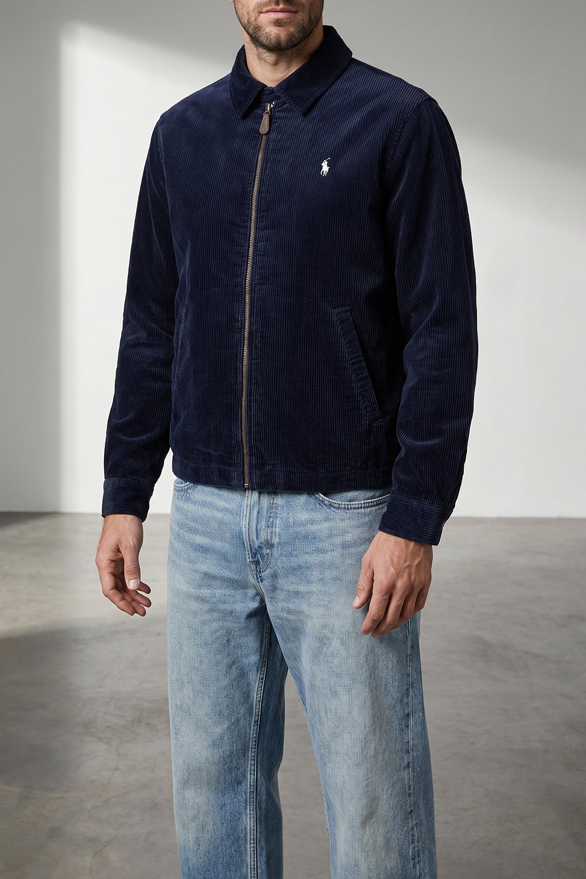 garment-dyed wide corduroy wynton jacket