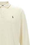 fleece cotton polo shirt