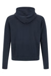 loopback effect cotton hoodie