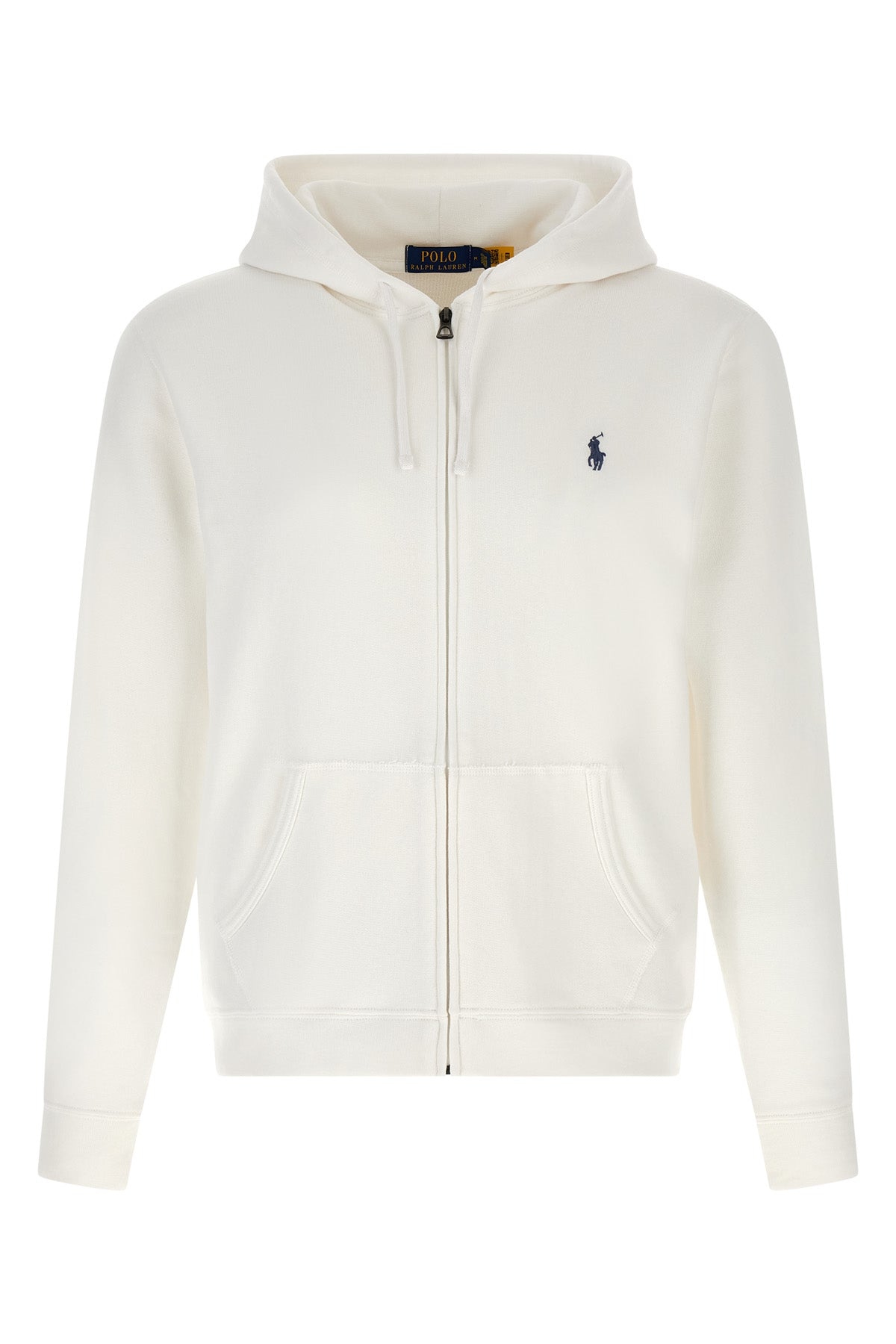 loopback effect cotton hoodie