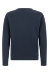 loopback effect cotton sweatshirt