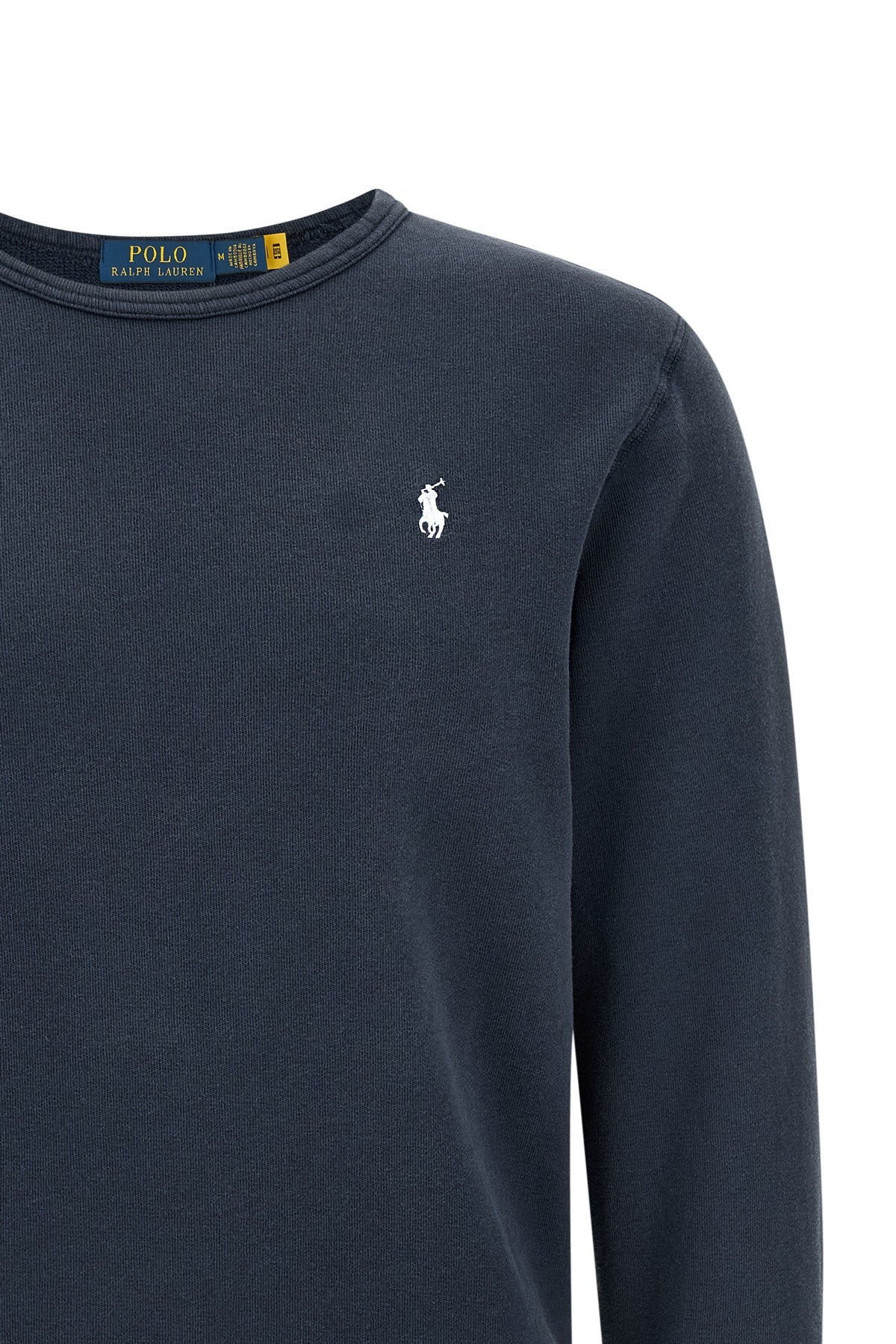 loopback effect cotton sweatshirt