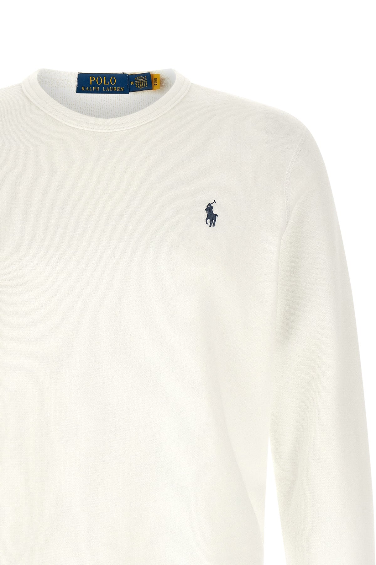 loopback effect cotton sweatshirt