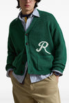 linen and cotton blend cardigan