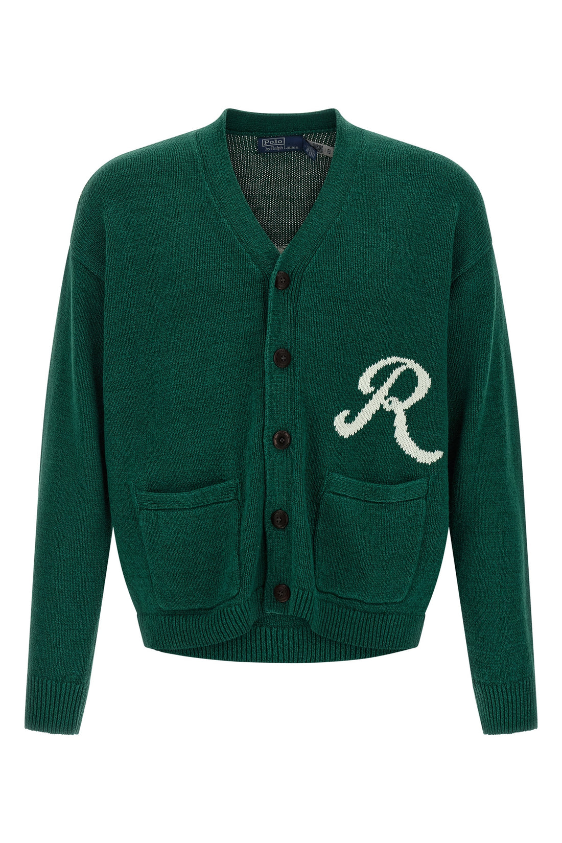 POLO RALPH LAUREN L linen and cotton blend cardigan