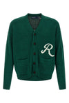 linen and cotton blend cardigan