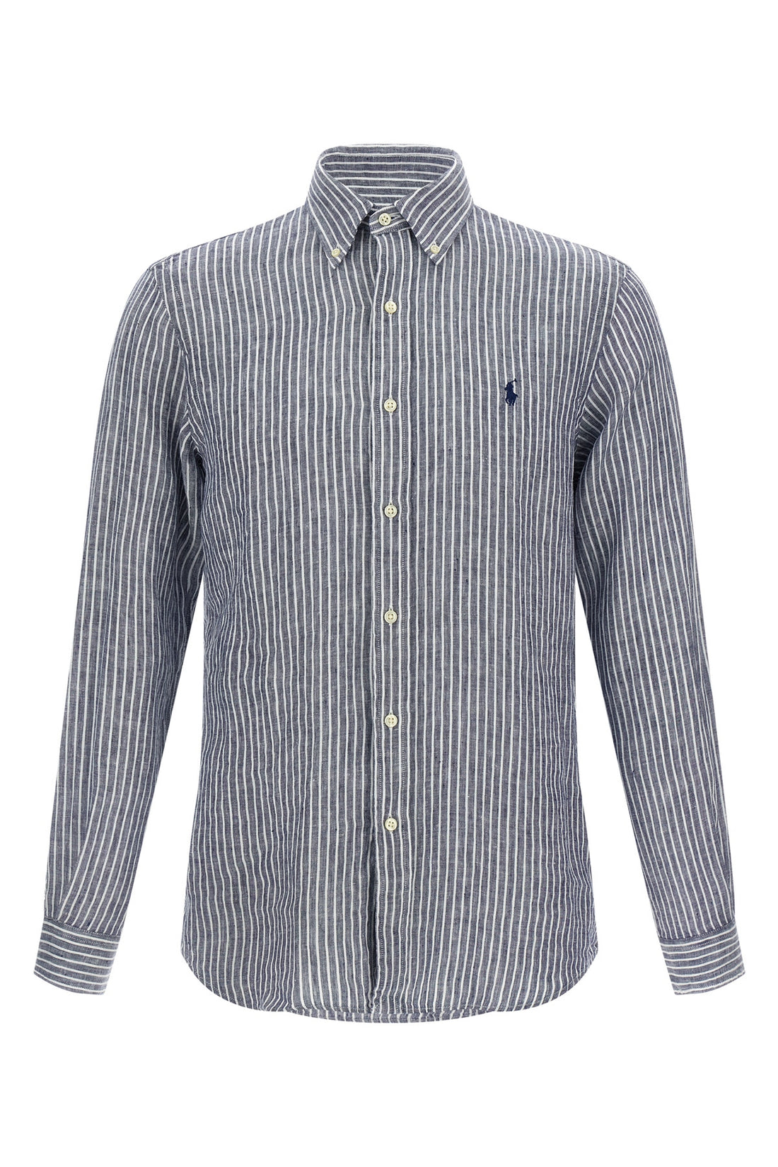 POLO RALPH LAUREN S striped linen shirt