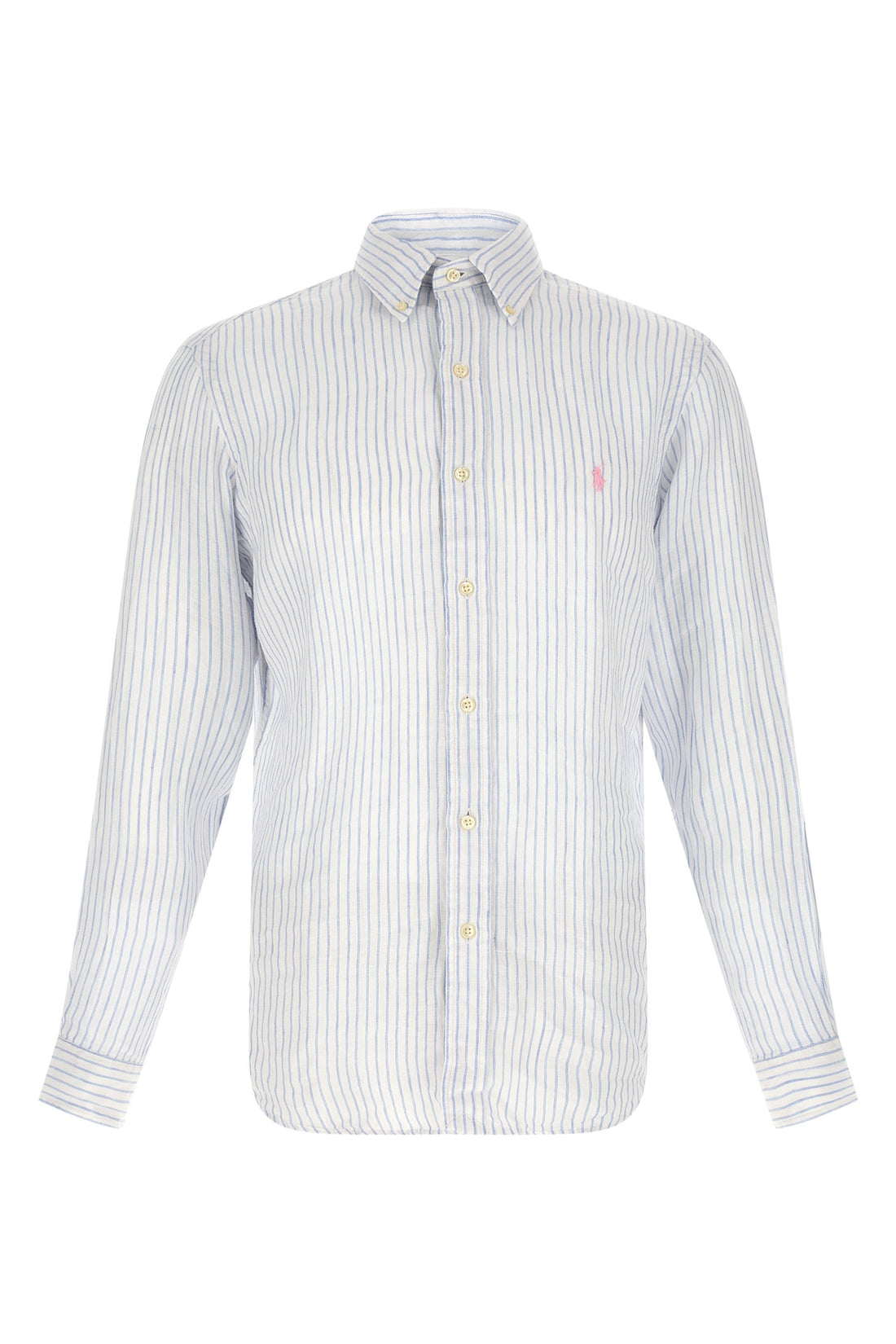 POLO RALPH LAUREN L striped linen shirt