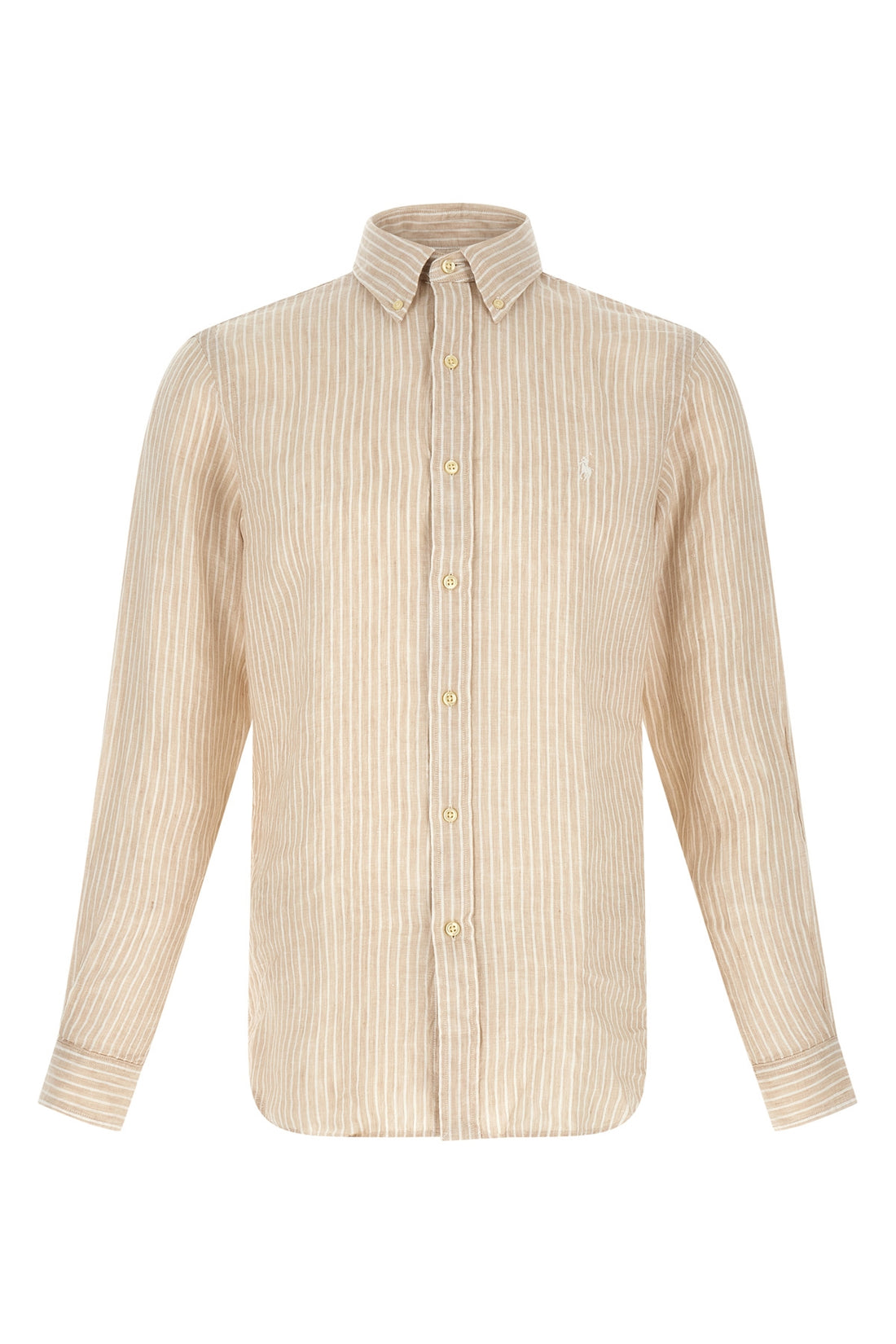 POLO RALPH LAUREN L striped linen shirt