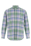 checkered oxford cotton shirt