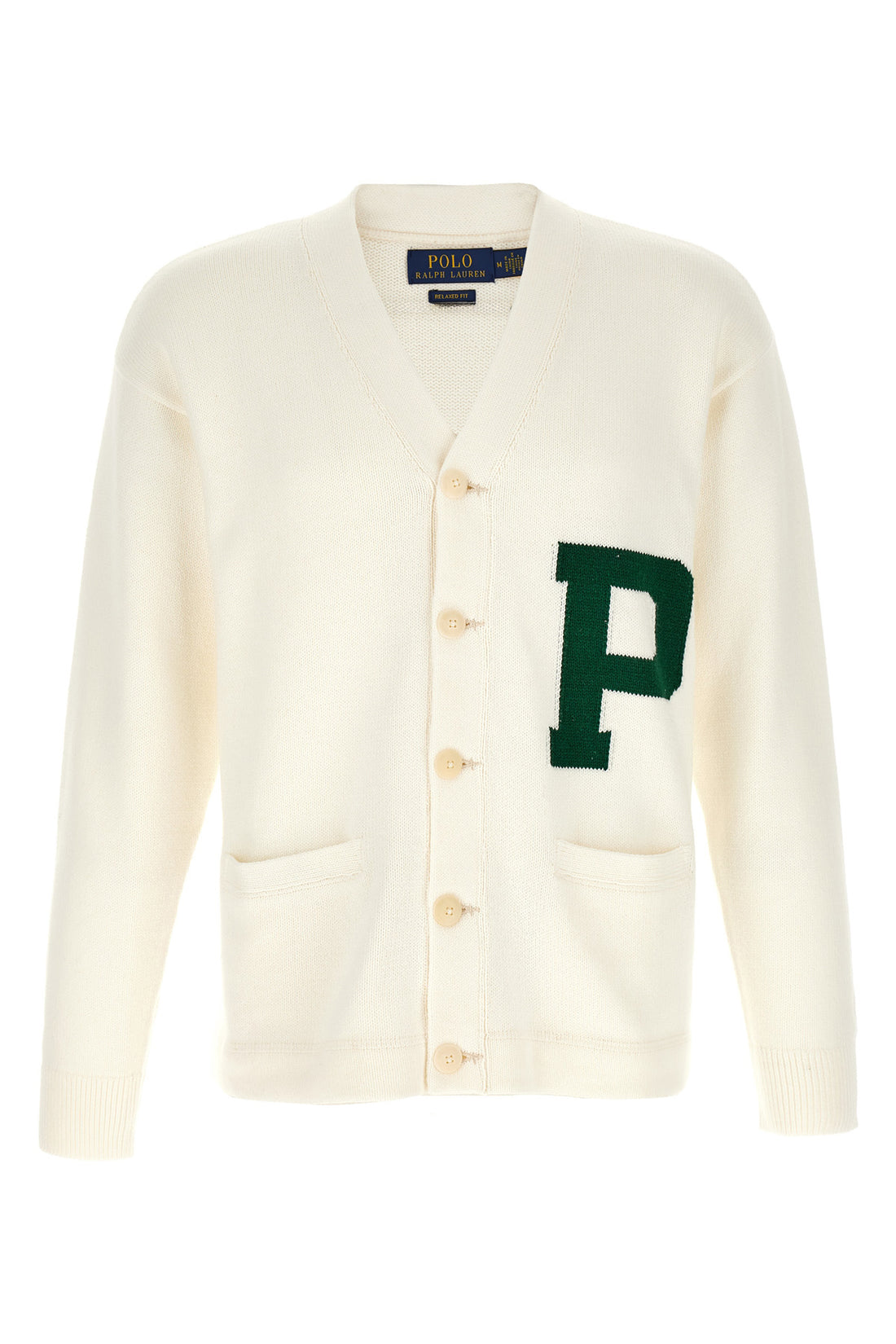 POLO RALPH LAUREN L knitted cotton yarn cardigan