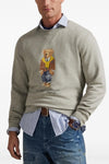 fleece mélange cotton blend sweatshirt
