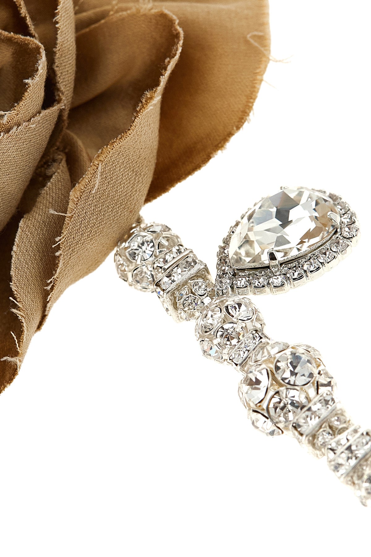 the magda butrym 11 earrings have a hanging structure dominated by a spectacul