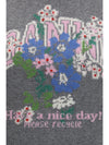 wool floral vest