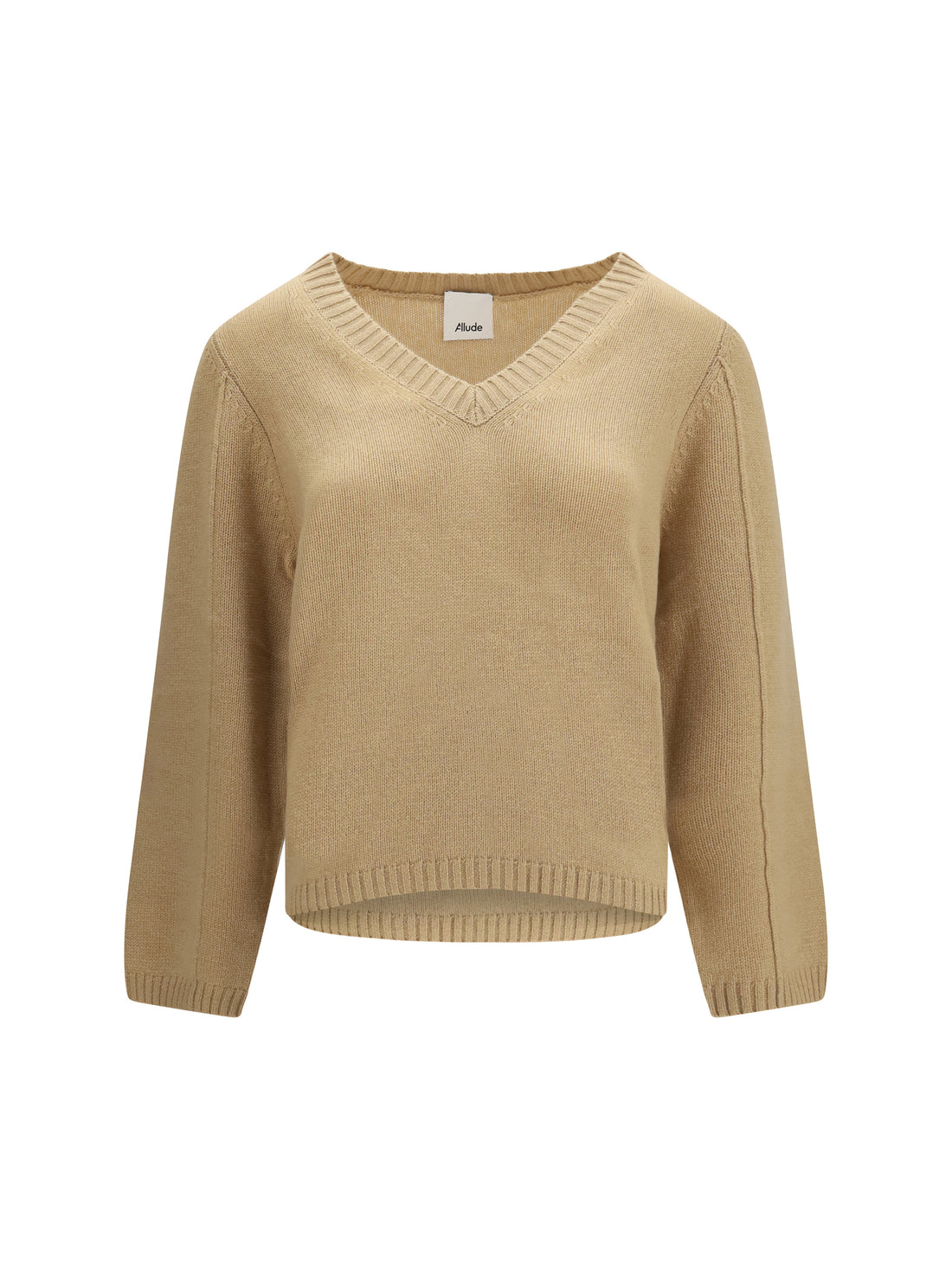 ALLUDE M v-neck cashmere sweater