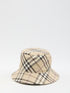 BURBERRY S check bucket hat