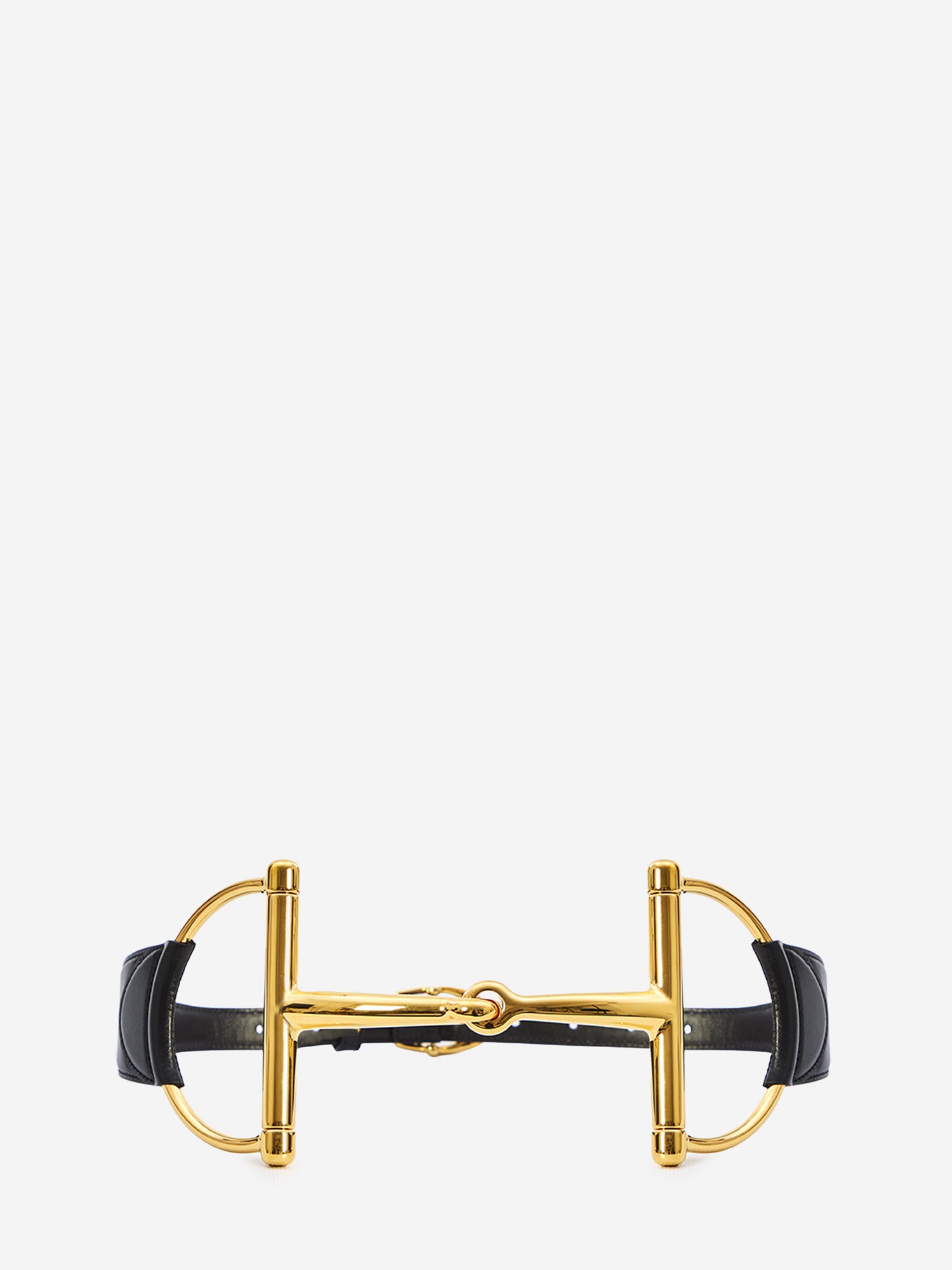 GUCCI 70 wide belt with oversized horsebit