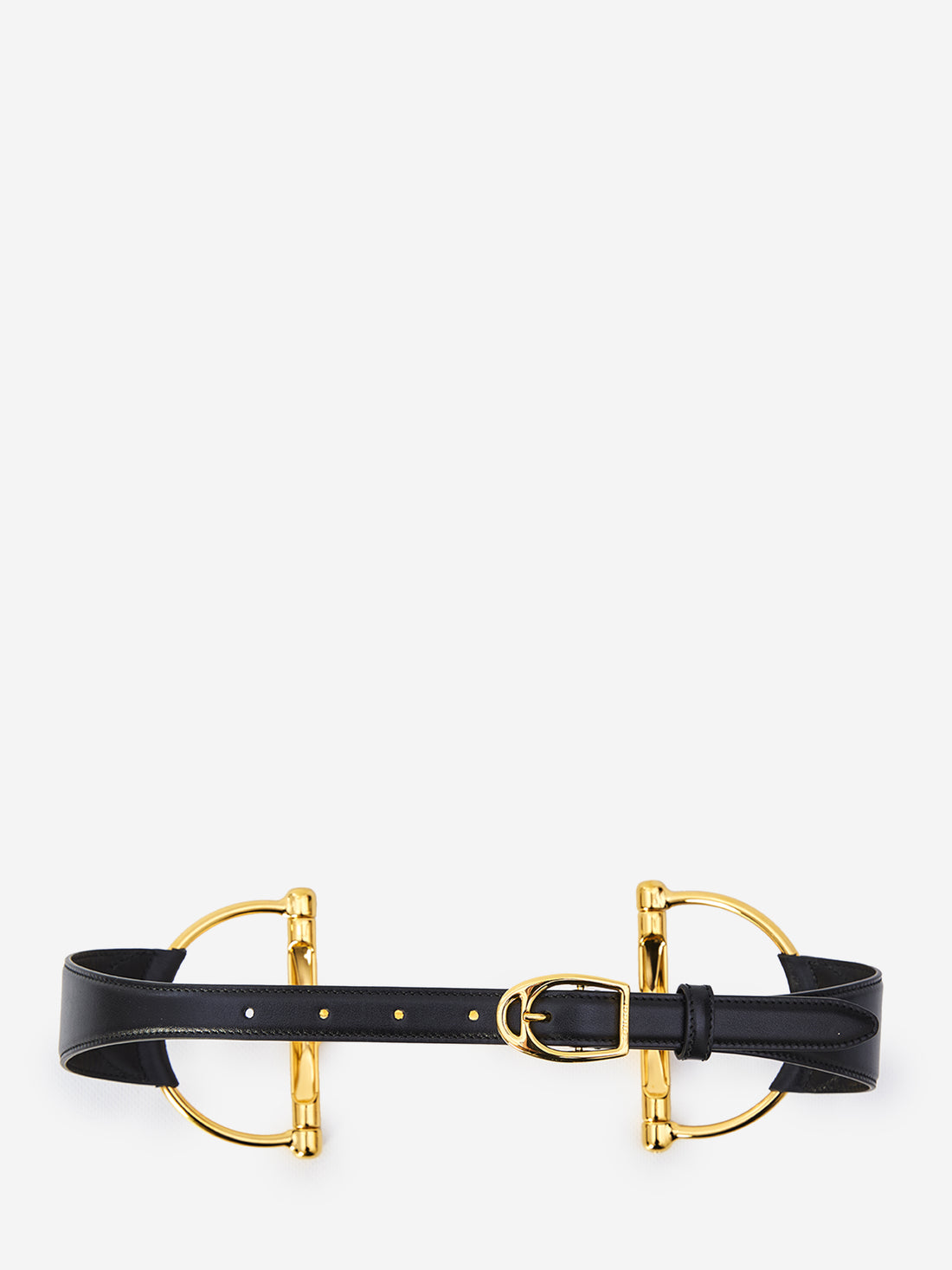 GUCCI 70 wide belt with oversized horsebit