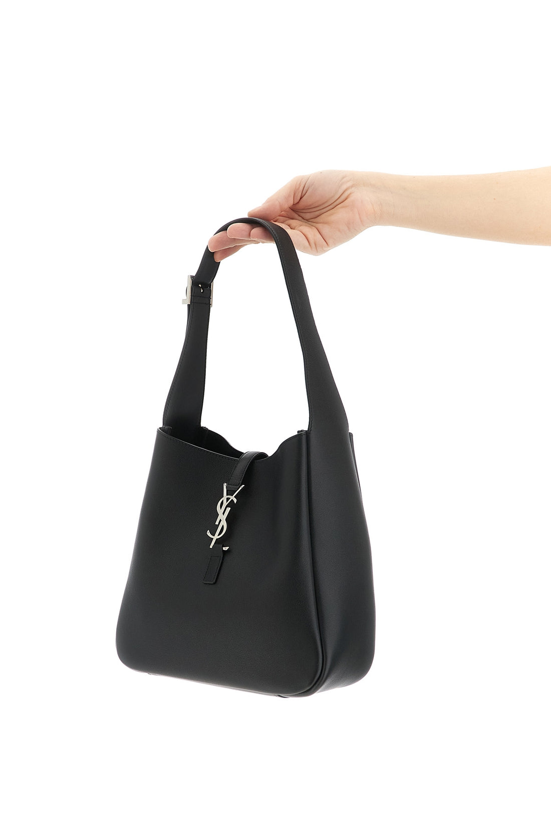 SAINT LAURENT OS micro le 5 à 7 leather shoulder bag
