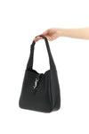 micro le 5 à 7 leather shoulder bag