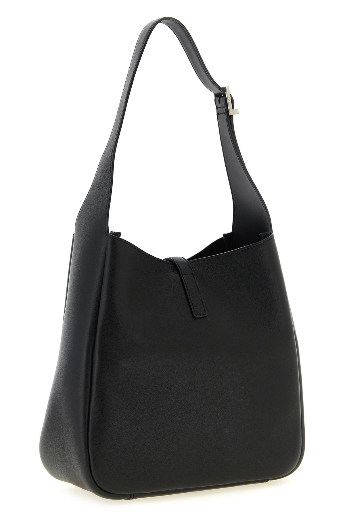 micro le 5 à 7 leather shoulder bag