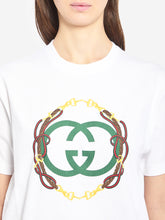 GUCCI XS cotton jersey t-shirt with print