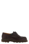 the paraboot michael lace-up shoe in brown smooth leather
